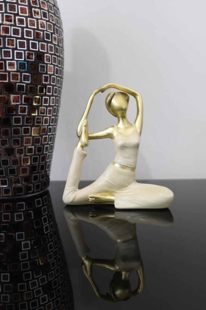 Meditation Lady Yoga Pose Statue