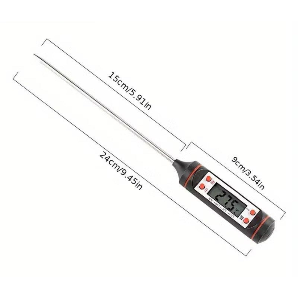 Electronic Digital Thermometer Food Kitchen Temperature Instrument_8