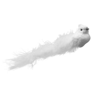 -Artificial Dove Bird With Feathers Decorations Set Of 9 Pcs Valentine'S Day Gift Flower Arrangement With Clip 6.5"