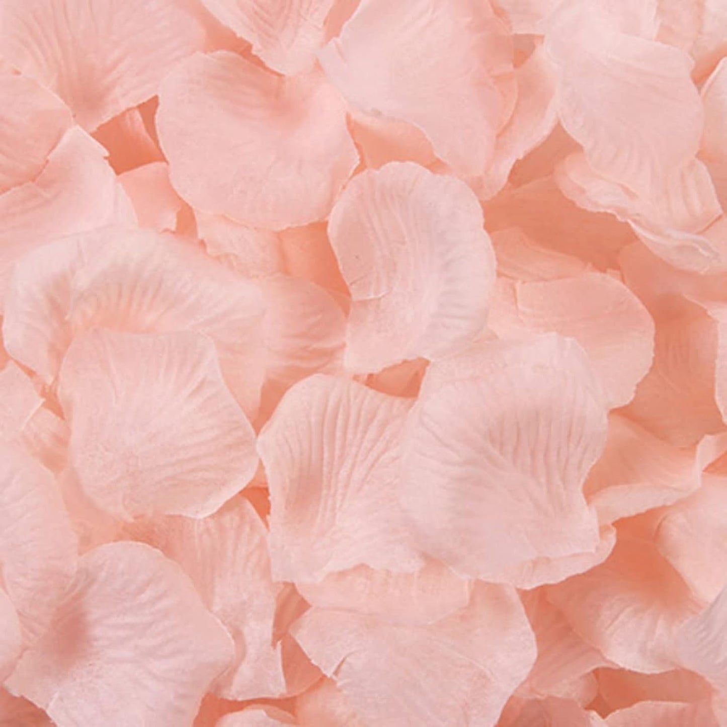 2000Pcs Rose Petals Artificial Flower Fake Rose Petals For Valentines Day, Propose, Wedding, Table Scatter Decoration (Peach)