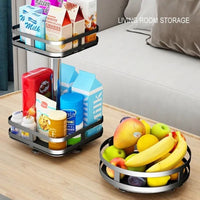 Square Rotating Kitchen Storage Spice Organiser