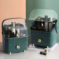 Portable Green Makeup Organiser Storage Holder