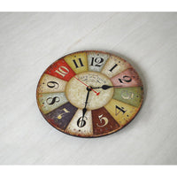 Handmade Large Colourful Wall Clock