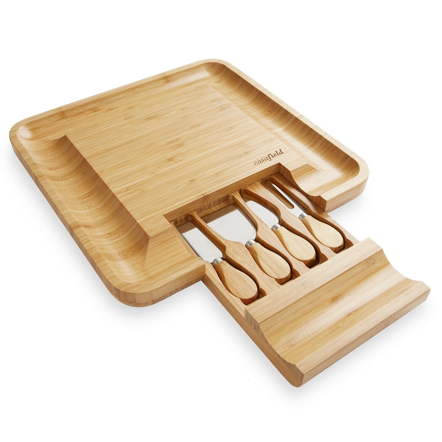 Knife Set with Bamboo Chopping Board