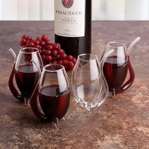 Set of 4 Port Sippers Wine Glasses