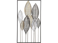 Retro Metal Wall Art Large Hanging Leaf Tree Decoration for Both Indoor and Outdoor Settings