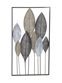 Retro Metal Wall Art Large Hanging Leaf Tree Decoration for Both Indoor and Outdoor Settings