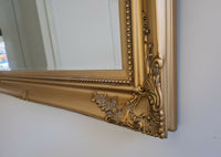 French Antique Wall Mirror - Available in Gold, Silver, or Black