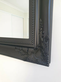 French Antique Wall Mirror - Available in Gold, Silver, or Black