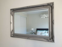 French Antique Wall Mirror - Available in Gold, Silver, or Black