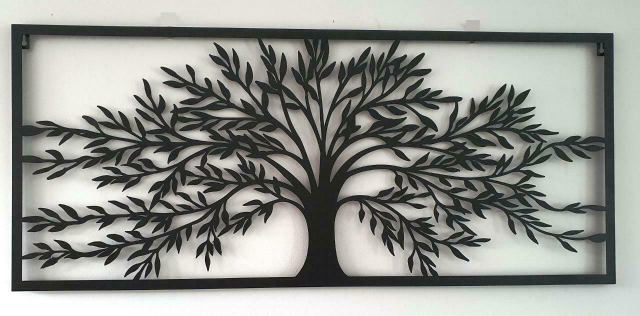 Metal Wall Art Sculpture: Decorative Tree of Life Design for Indoor or Outdoor Home Decoration