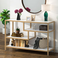 Marble Console Table for Hallway Entry