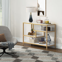 Marble Console Table for Hallway Entry