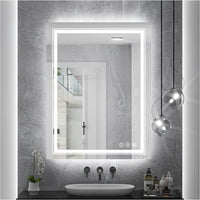 3000-6000K Dimmable Brightness LED Bathroom Mirror Anti-Fog Vanity Makeup Mirror