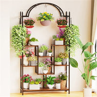 Extra Large Plant Stand Arched Metal Bonsai Flower Shelf