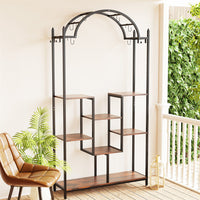 Extra Large Plant Stand Arched Metal Bonsai Flower Shelf