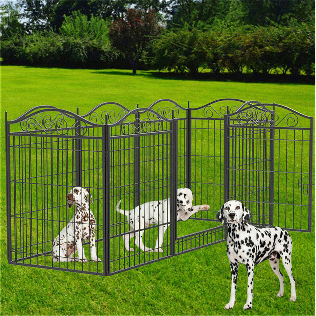 Dog Playpen Kennel Cage Indoor Outdoor Dog Exercise Pen Cat Chicken Rabbit Fence