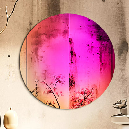 Round RGB Rainbow Mirror for Bedroom & Bathroom