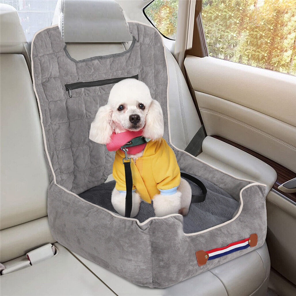 Anti-Slip Dog Travel Bed Dog Car Seat Pet Booster Seat Fully Detachable Washable