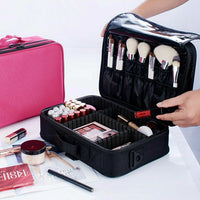 Portable Makeup Bag Cosmetic Case Storage Box