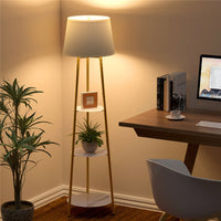 3-Tier Shelf Floor Lamp