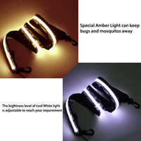 LED CAMPING LIGHT Dual Colour 12V 1.3M FLEXIBLE Dimmer 5050 SMD CARAVAN BOAT WAT