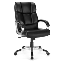 Office Chair Big&Tall High-Back Chair Executive Ergonomic Seat PU Leather 136KG