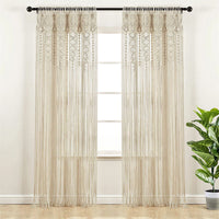 Large Macrame Door Curtain: Elegant Window Wall Hanging Tapestry for Wedding Backdrop D�cor