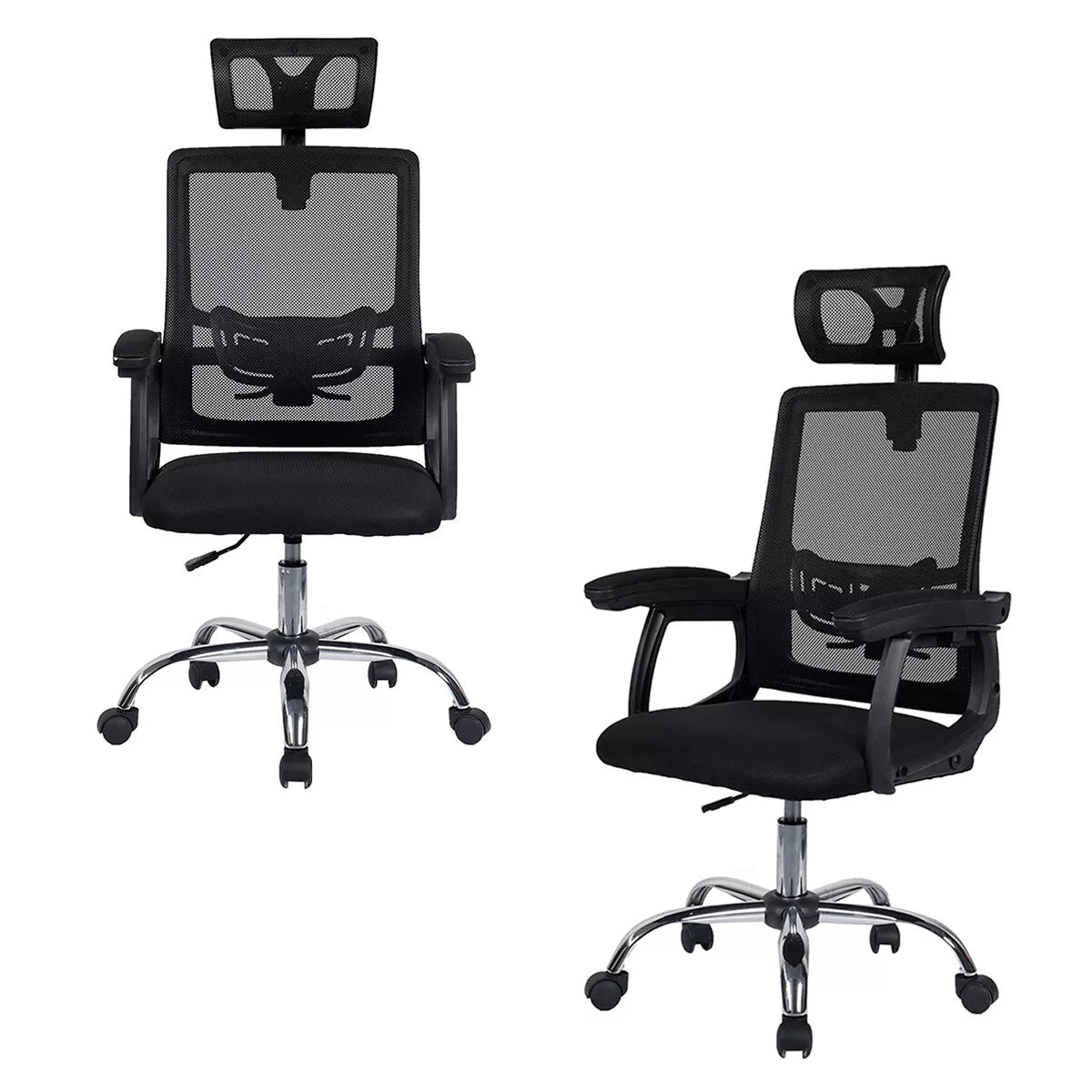 Ergonomic Gaming Office Chair with Mesh Back and Foam Seat