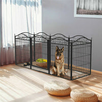 Heavy Duty Foldable Metal Indoor Outdoor Exercise Pet Fence Dog Playpen Kennel