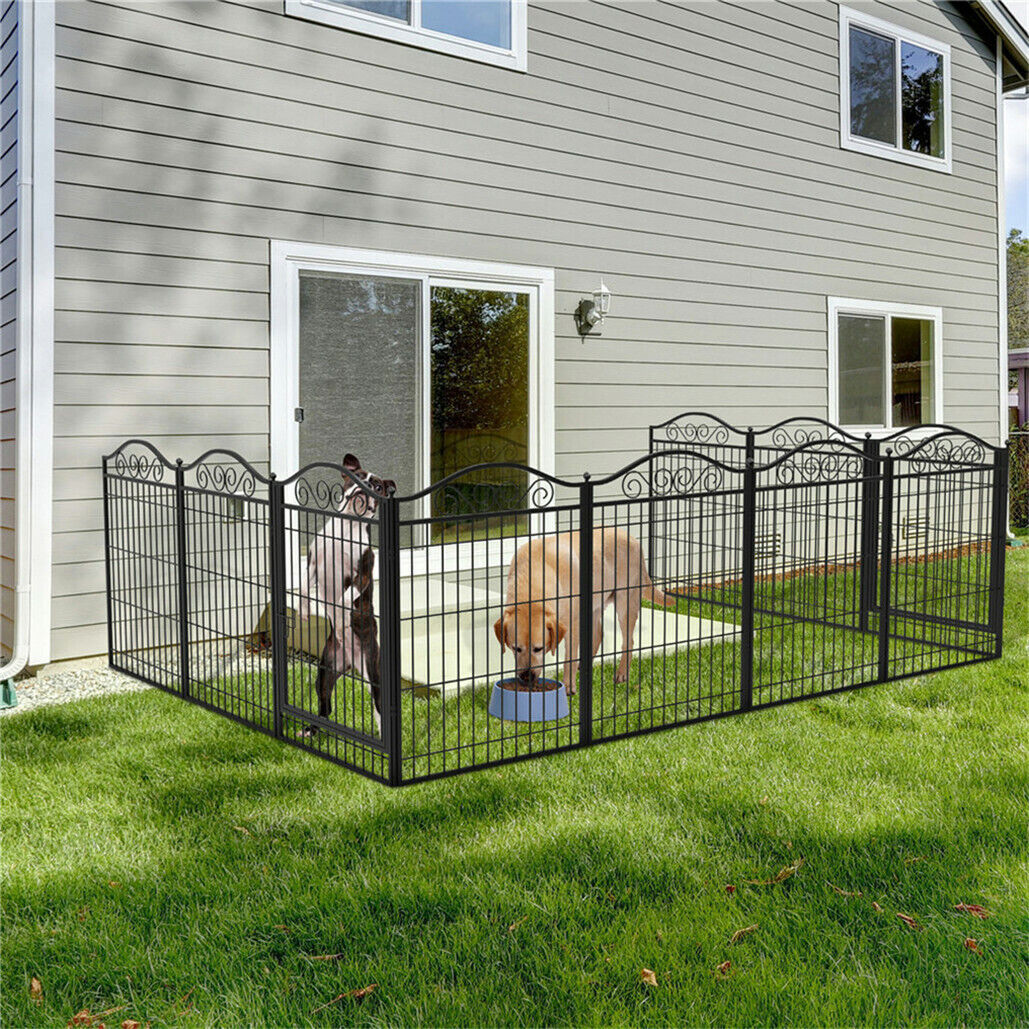 Dog Playpen Kennel Cage Indoor Outdoor Dog Exercise Pen Cat Chicken Rabbit Fence