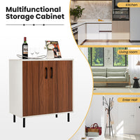 Buffet Sideboard 2-Door Storage Cabiet Kitchen Cupboard Hallway Table