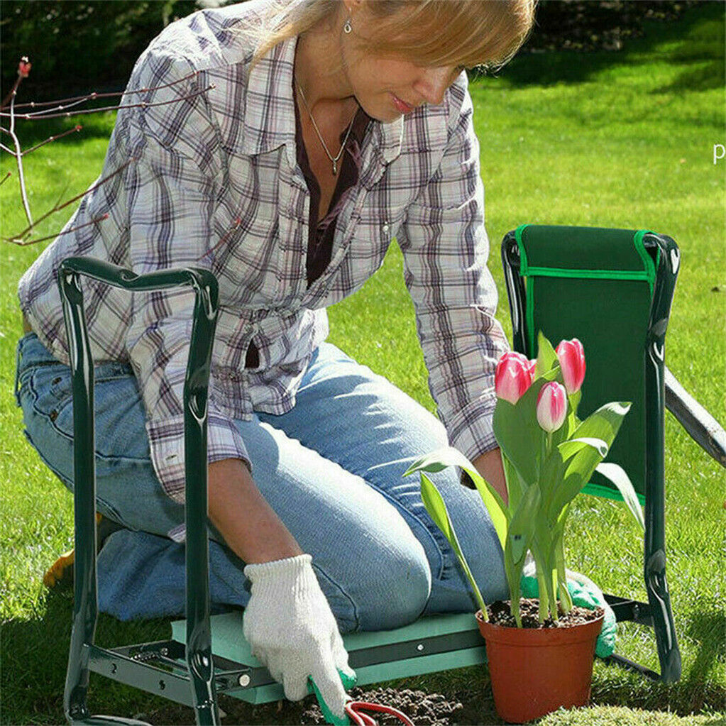 Garden Kneeler PRO Thick EVA Folding Kneeling Pad Seat Padded Stool Gardening Be