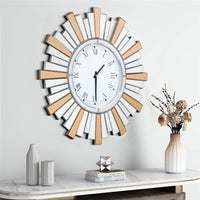 3D Art Wall Clock Unique Living Room Kitchen Clock Decorative Accent Clock 60CM