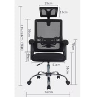 Ergonomic Gaming Office Chair with Mesh Back and Foam Seat