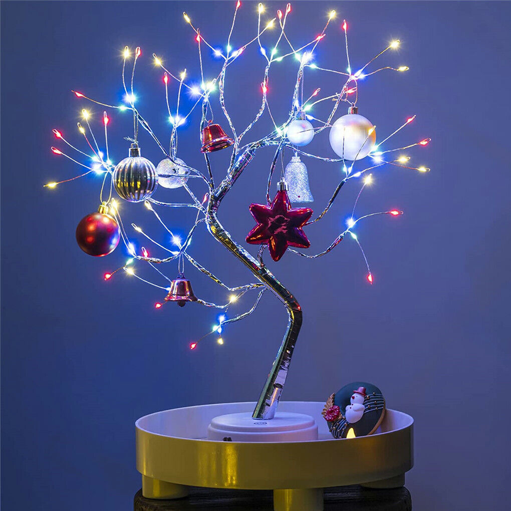 Upgraded Fairy Sparkly DIY Tree Lamp Spirit Bonsai Tree Night Lights Decoration