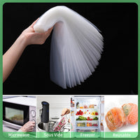 100PCS Universal Food Vacuum Sealing Bag Pre-Cut Bag for Vac Storage , Meal Prep