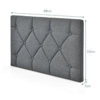 Single Size Headboard 90cm Wall-mounted Bed Head Single Size Bedroom