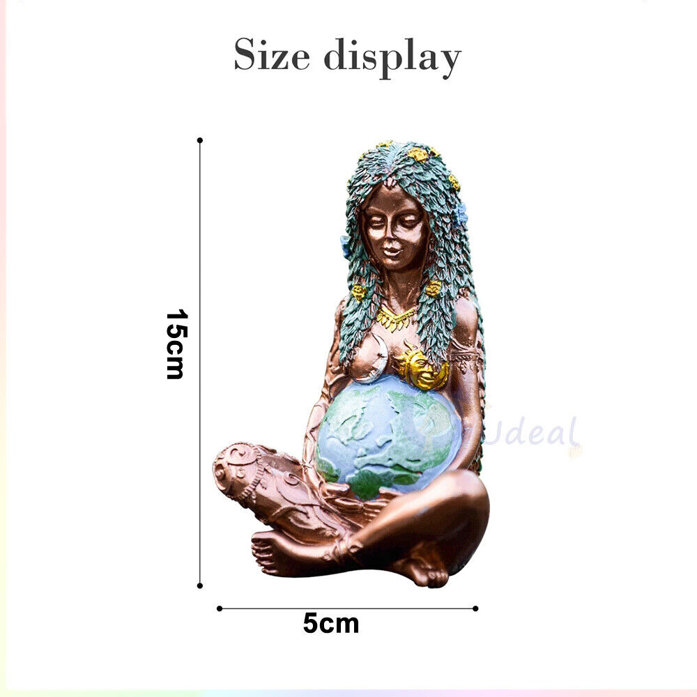 Large Millennial Mother Earth Goddess Art Statue