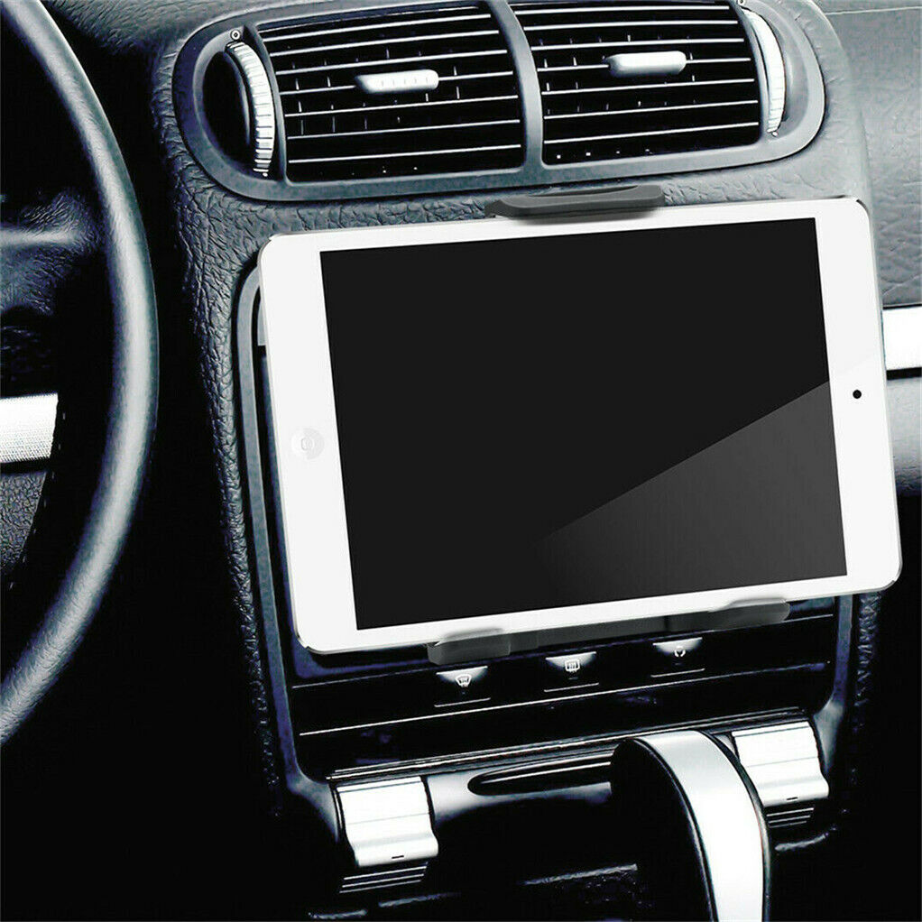 Universal Adjustable Tablet Mount Car CD Slot Holder 2in1 Fit 3.5-10.5" iPad GPS