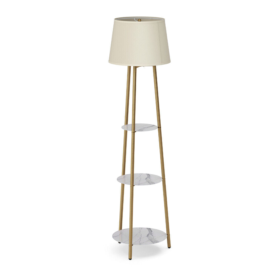 3-Tier Shelf Floor Lamp