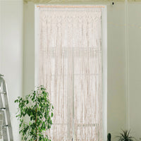 Large Macrame Door Curtain: Elegant Window Wall Hanging Tapestry for Wedding Backdrop D�cor