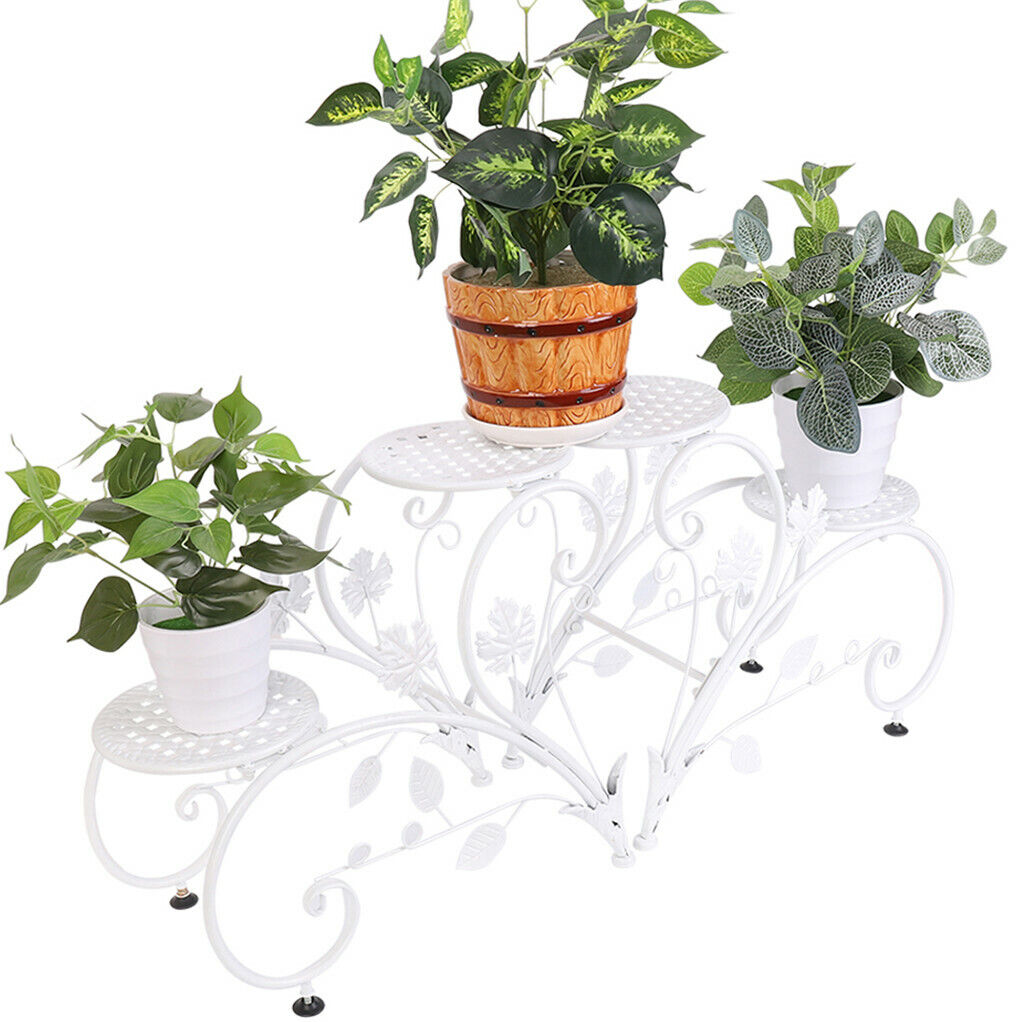 Set of 2 DIY Matching Plant Stand Entryway Garden Wedding Flower Shelf Rack Deco