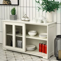 Kitchen Sideboard Buffet Storage Cabinet with Dining Table and Hallway Organizer