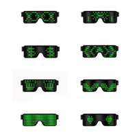 LED Glowing Glasses with 8 Modes for nightwear/party