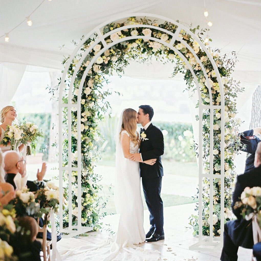 Dreamy Wedding Arch Solid Metal Frame Huge Garden Bridal Party Decoration Arbor