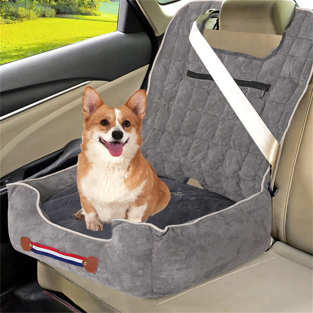 Anti-Slip Dog Travel Bed Dog Car Seat Pet Booster Seat Fully Detachable Washable