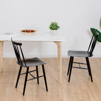 Set of 2 Metal Dinning Chairs Kitchen Bar Stools Counter Height Seat