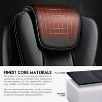 Office Chair Premium PU Leather Recliner Computer Gaming Seat