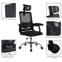 Ergonomic Gaming Office Chair with Mesh Back and Foam Seat